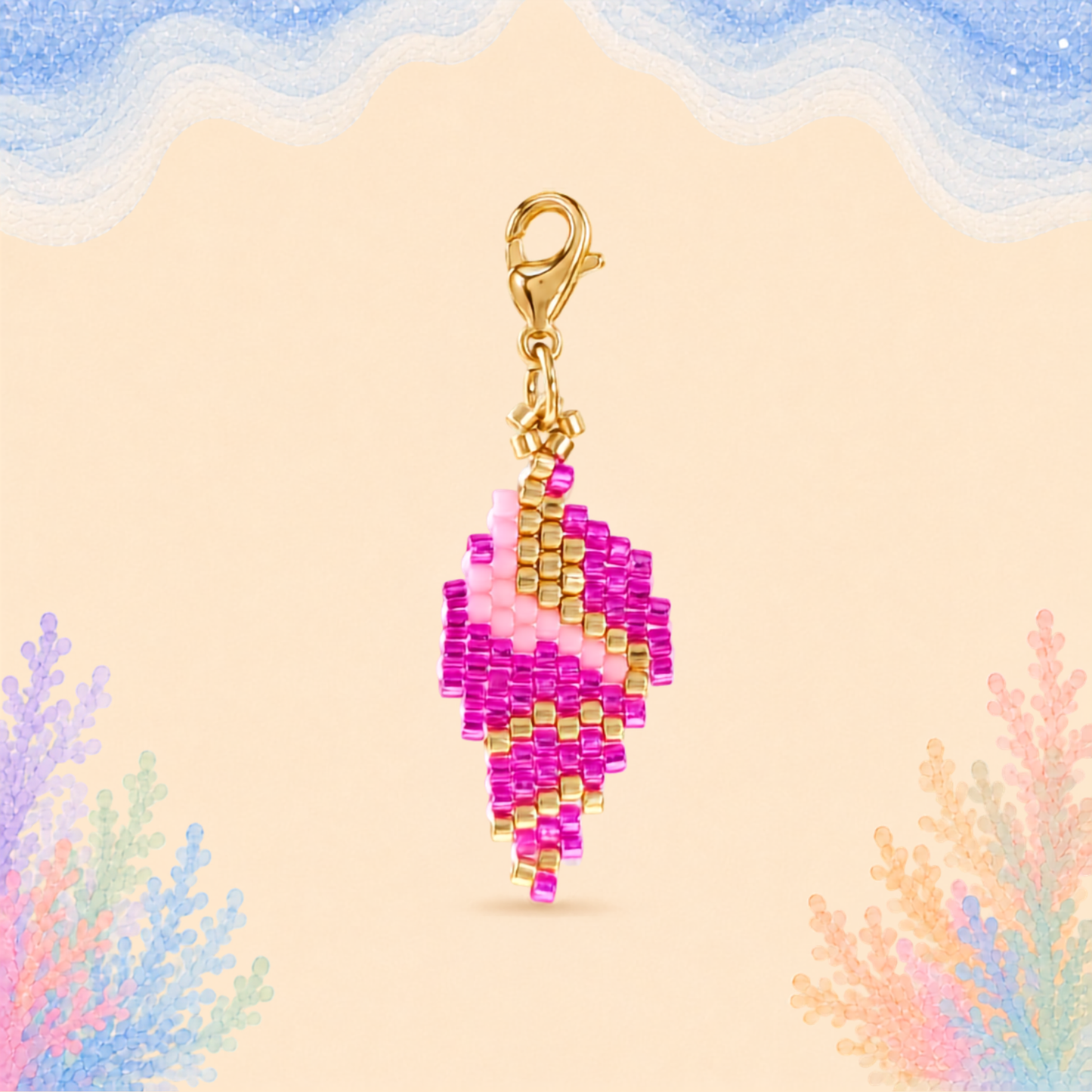 🐚 Spiral Shell Charm