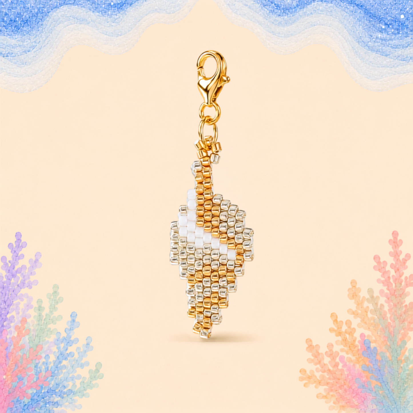 🐚 Spiral Shell Charm