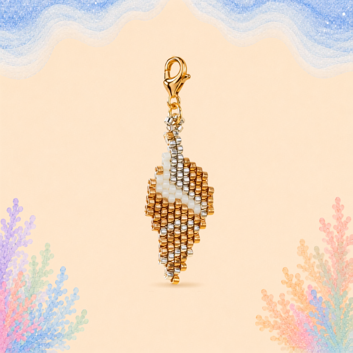 🐚 Spiral Shell Charm
