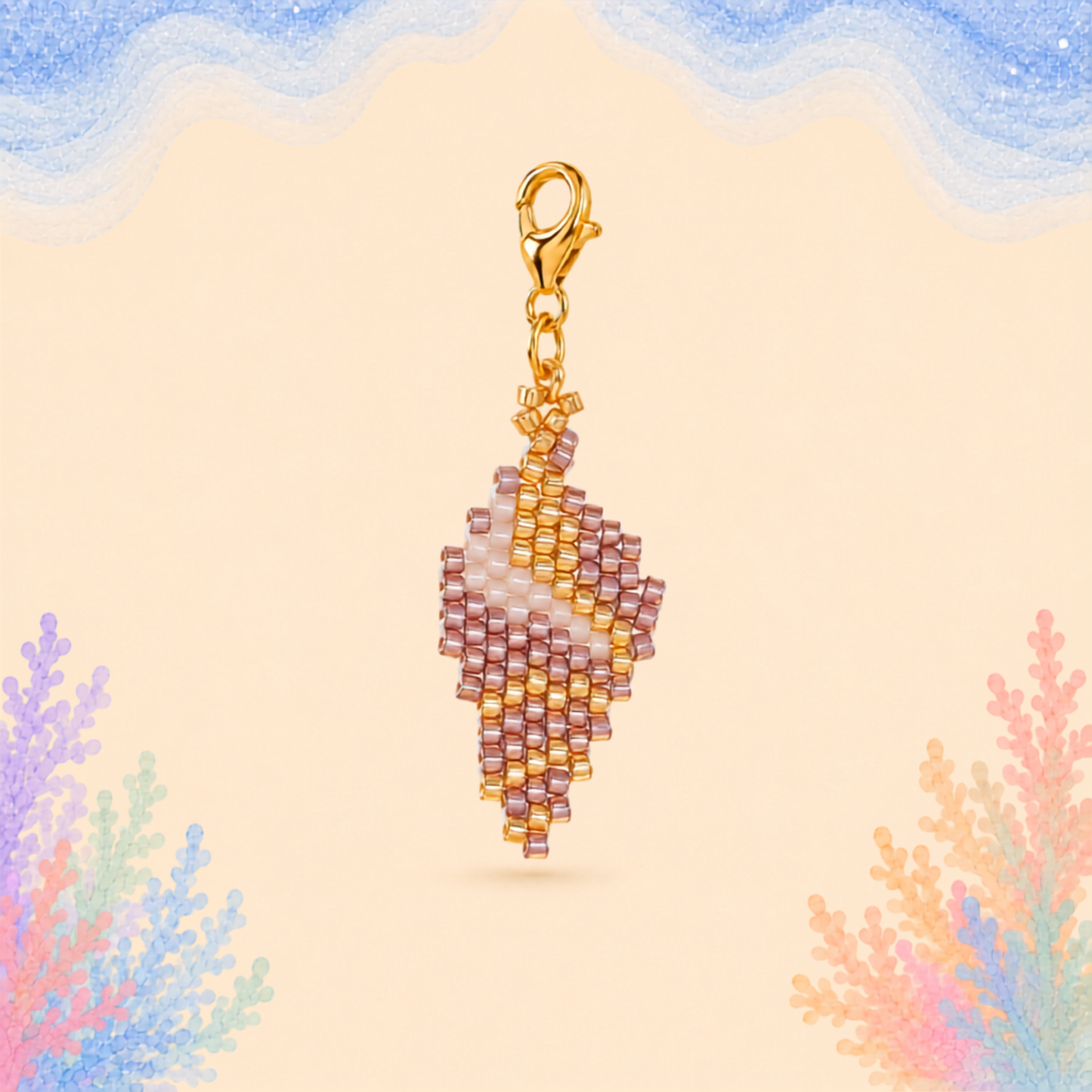 🐚 Spiral Shell Charm