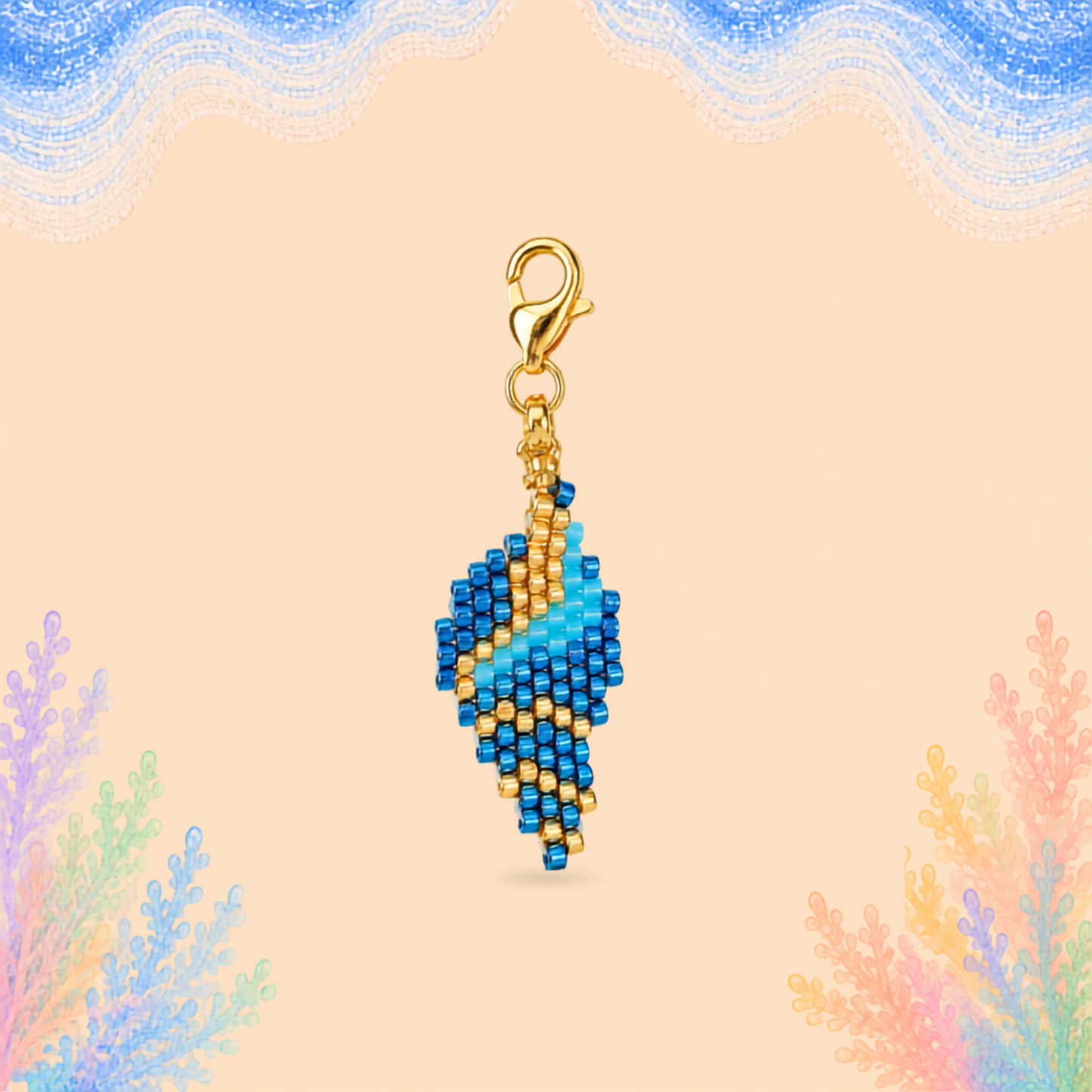 🐚 Spiral Shell Charm