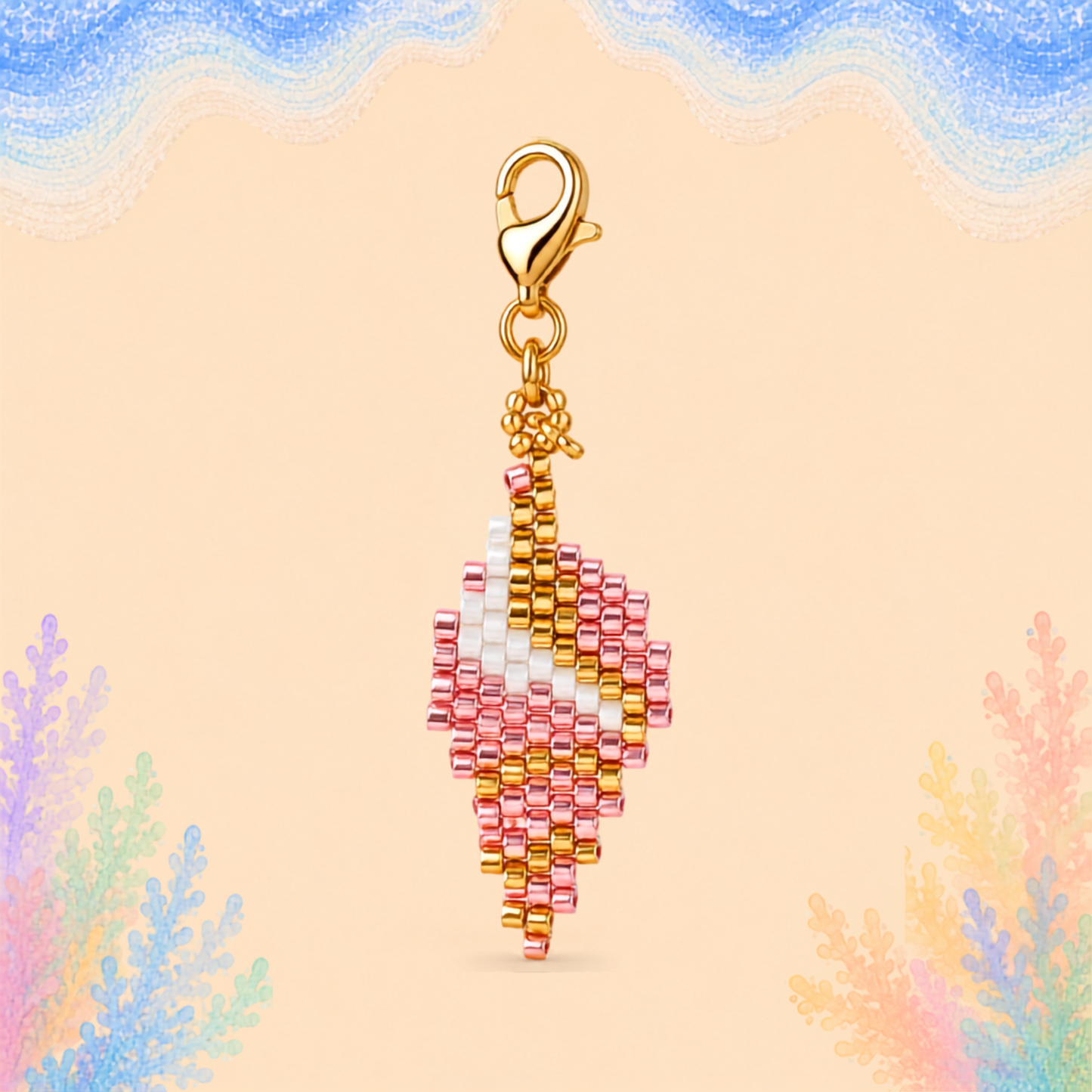 🐚 Spiral Shell Charm