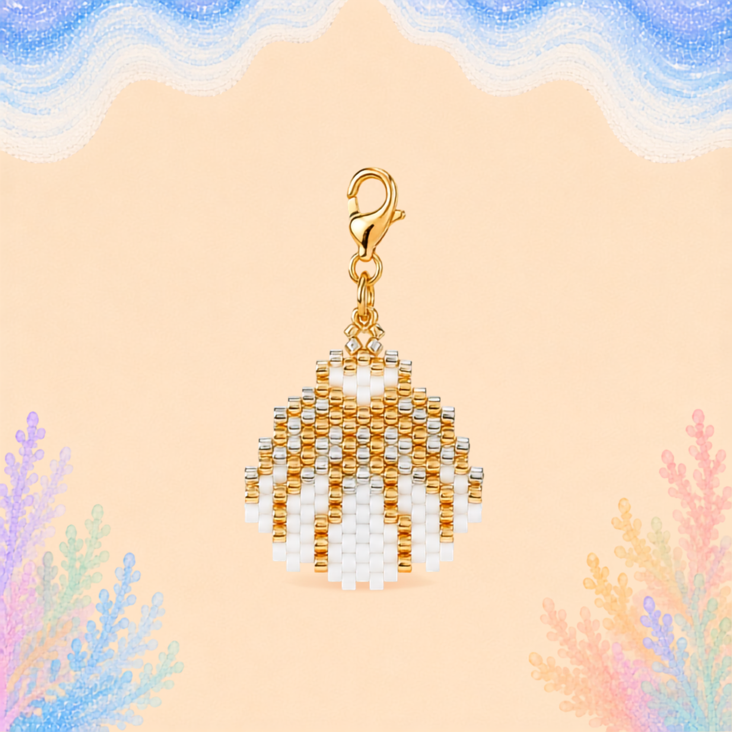 🐚 Scallop Shell Charm