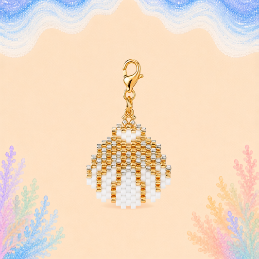 🐚 Scallop Shell Charm