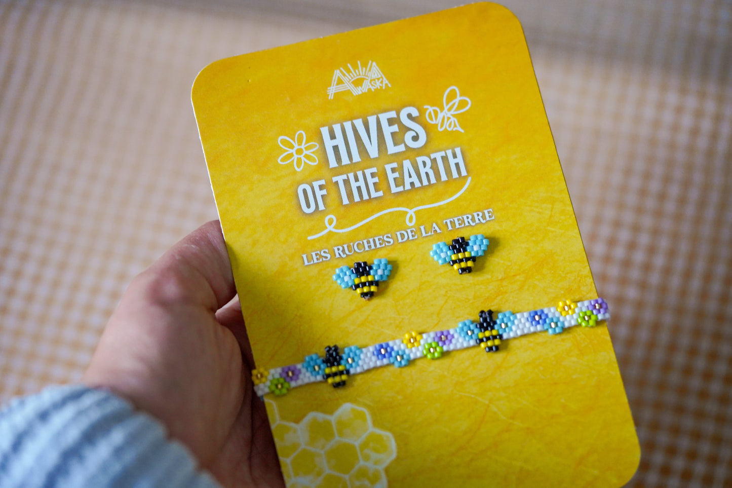 💛✨ NEW✨🐝 HIVES OF THE EARTH ✨ Honeybee Beaded Bracelet