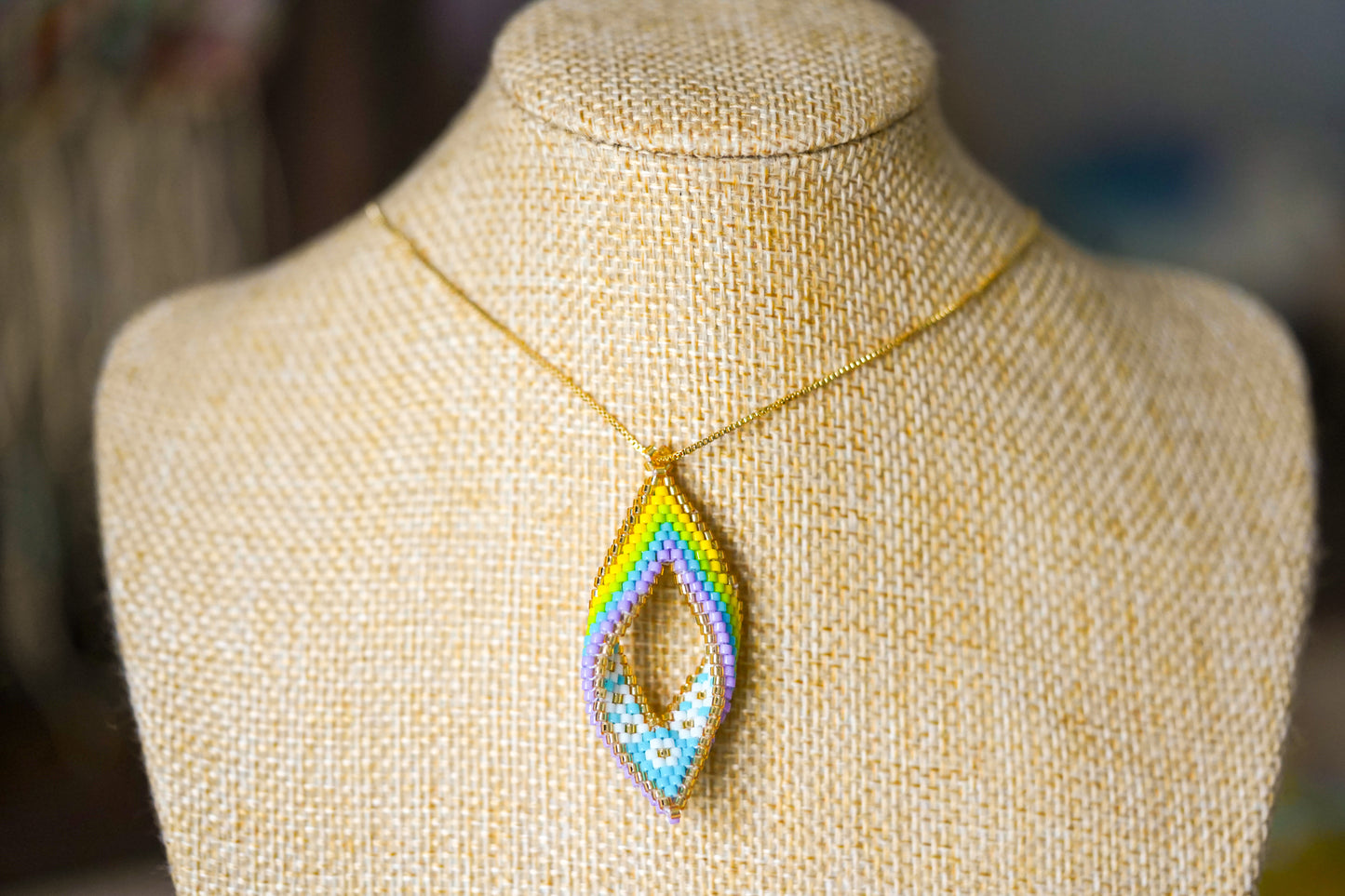💛✨ NEW✨🐝 HIVES OF THE EARTH ✨ Hive Blossom Beaded Necklace