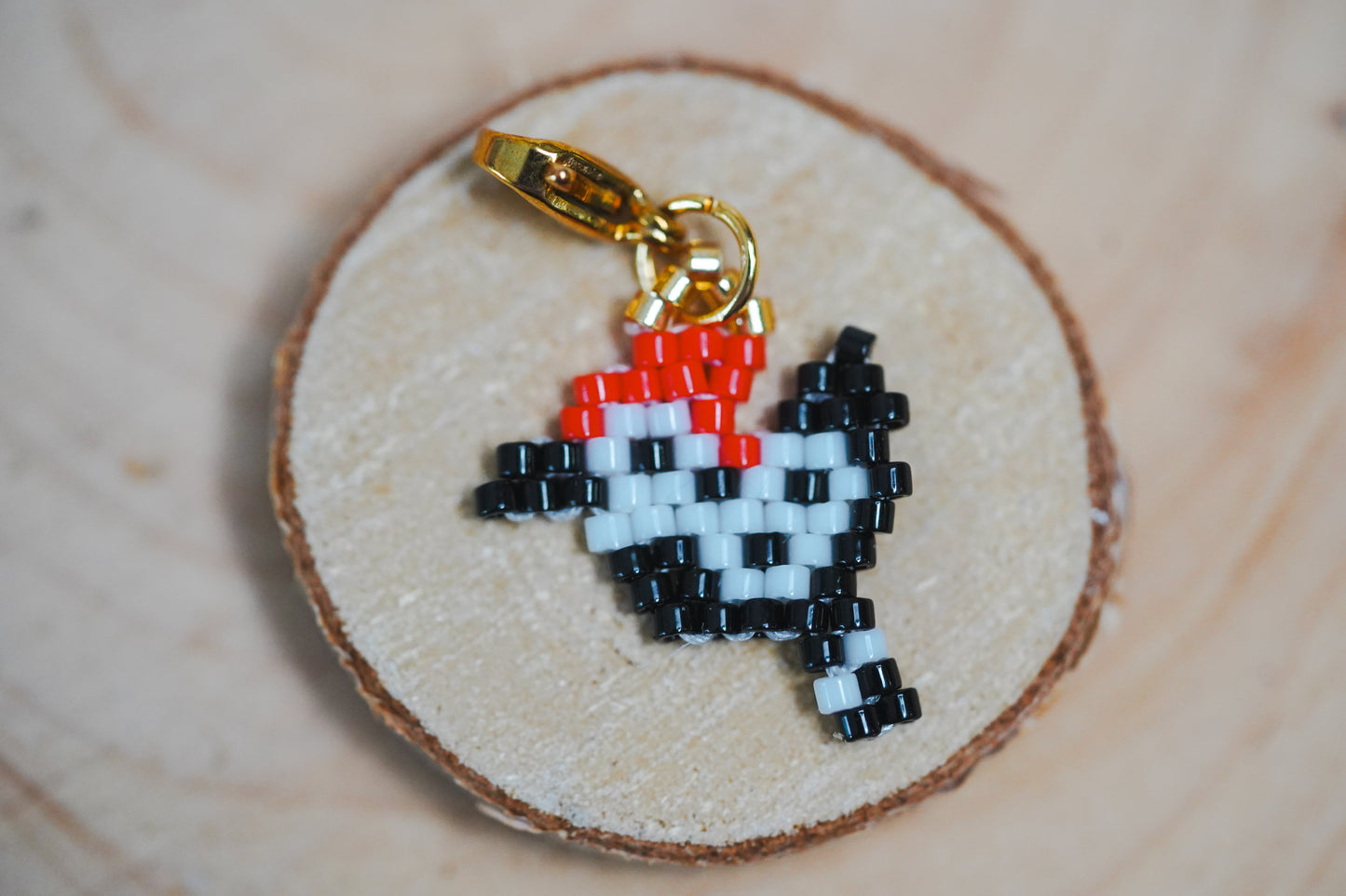 🌟 NEW✨BEADED CHARMS ♥️ BIRDS OF CANADA (Mini) ✨ Woodpecker
