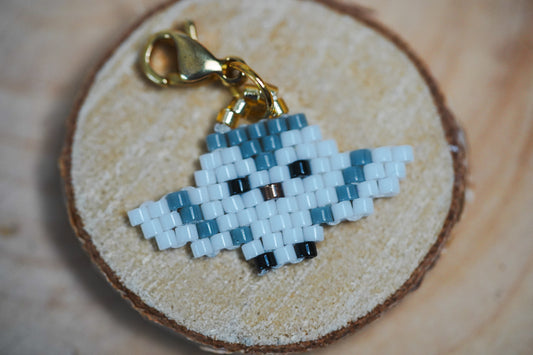 🌟 NEW✨ BEADED CHARMS ♥️ BIRDS OF CANADA (Mini) ✨ Snowy Owl
