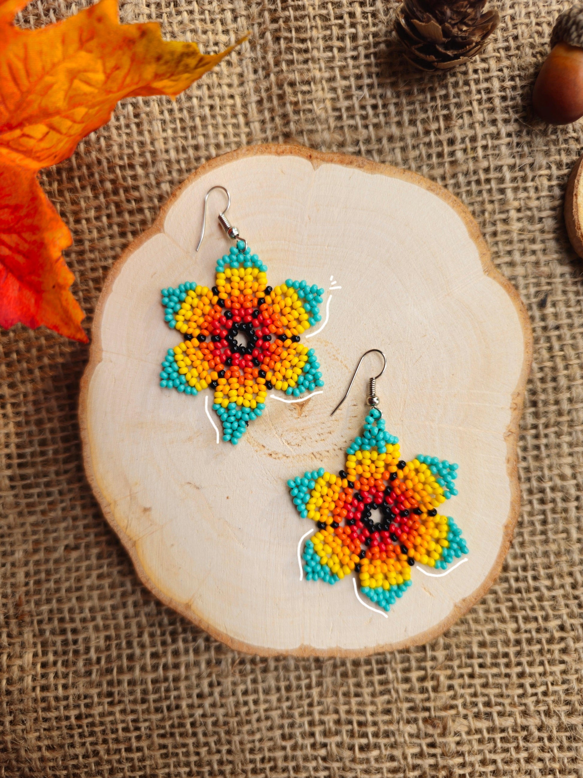 🍁 🌸🍂Petit Petal Delight Earrings🍂🌸 - Awaska