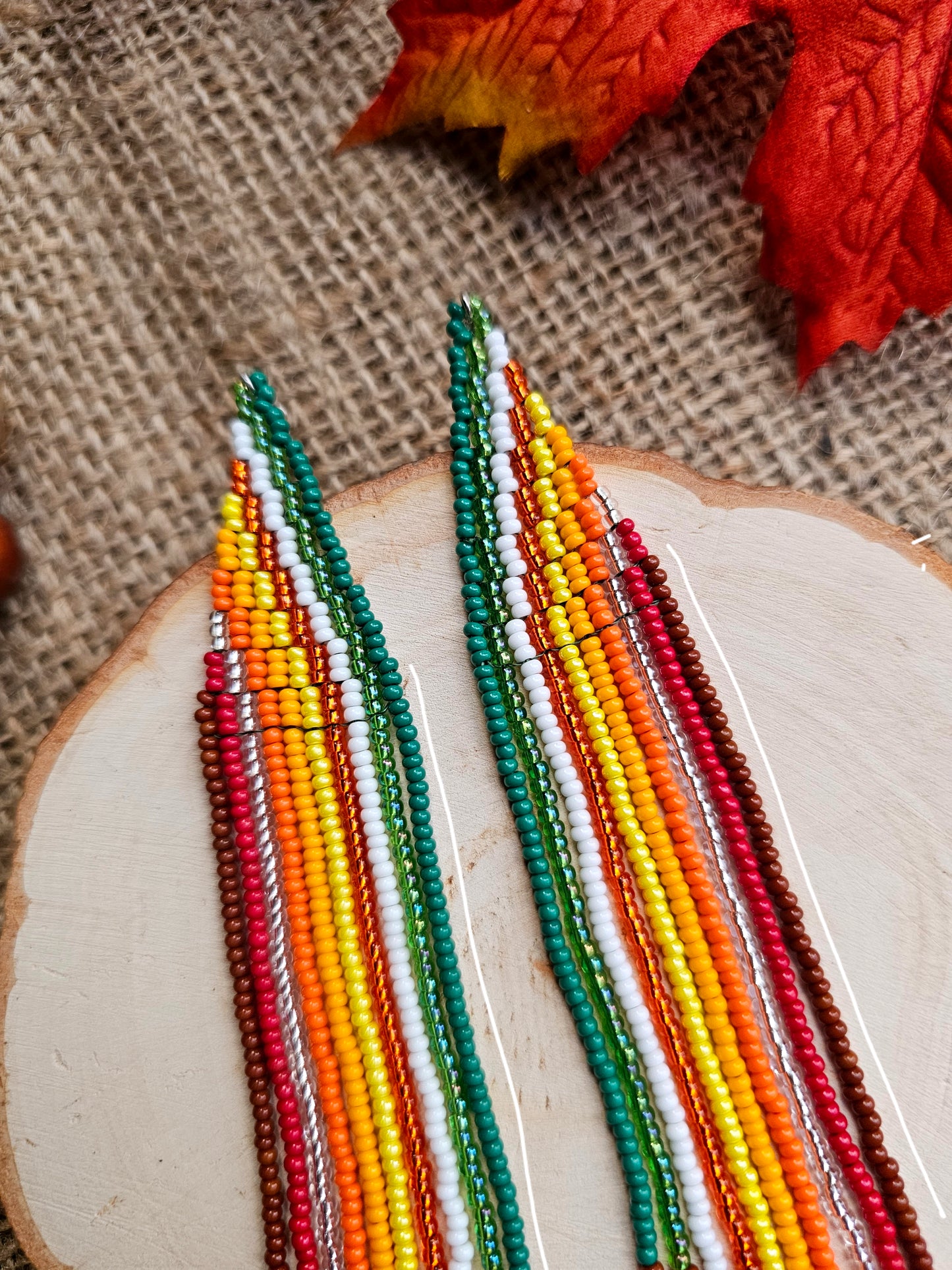 🍁NEW COLLECTION 🍁 🍂🌈Fall Rainbow Earrings 🌈🍁