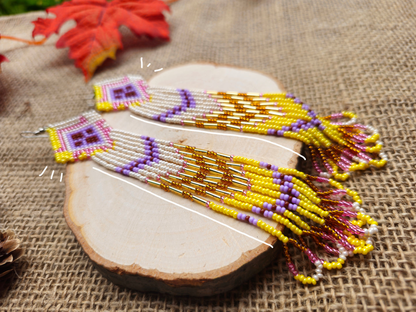 🍁 🌬️🍂✨Autumn Breeze Maxi Earrings ✨🍂🌬️