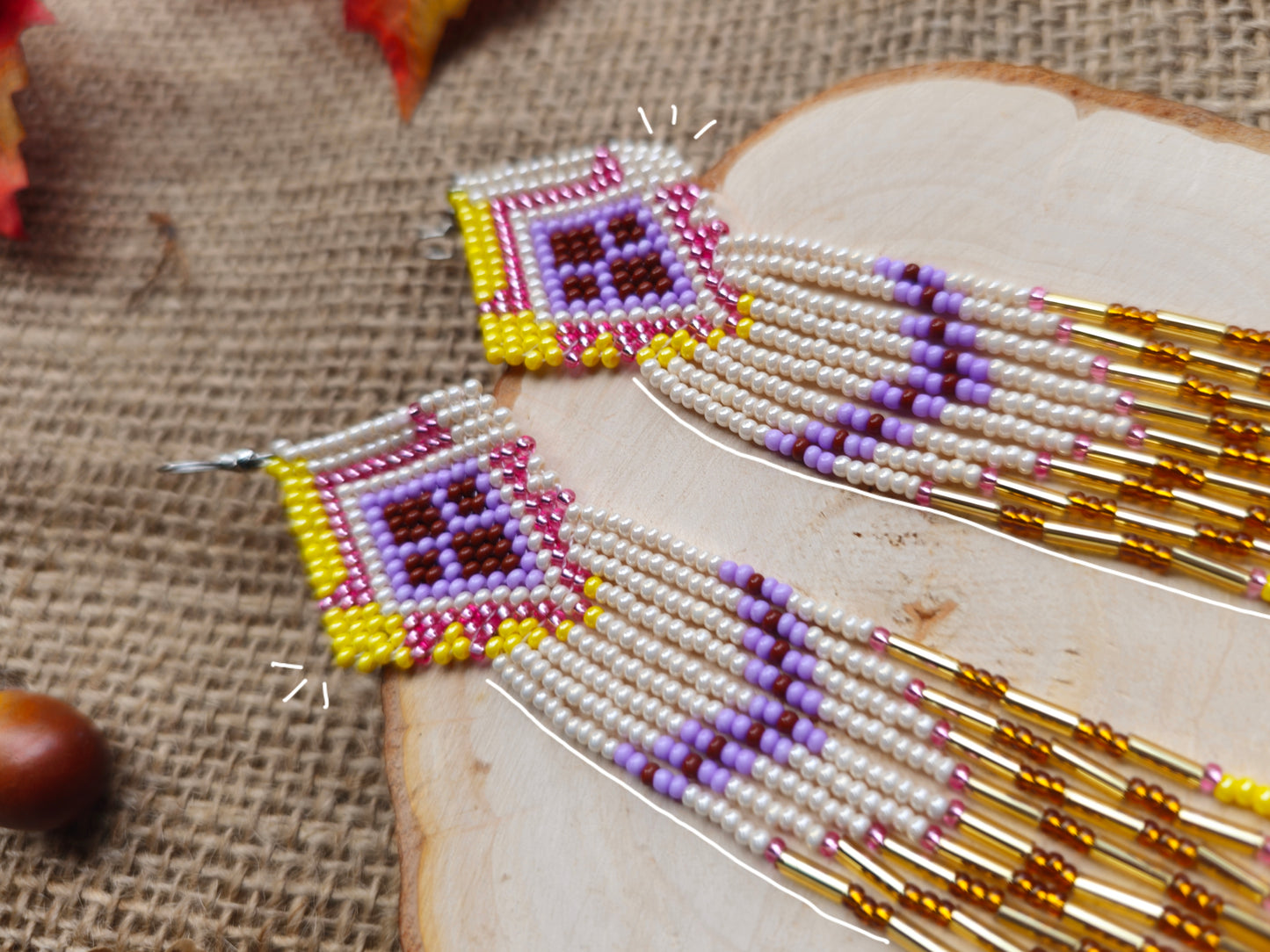 🍁 🌬️🍂✨Autumn Breeze Maxi Earrings ✨🍂🌬️