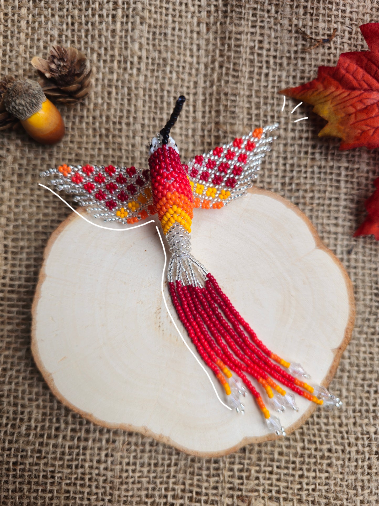 🍁✨Little humming bird🍂✨3D Beading
