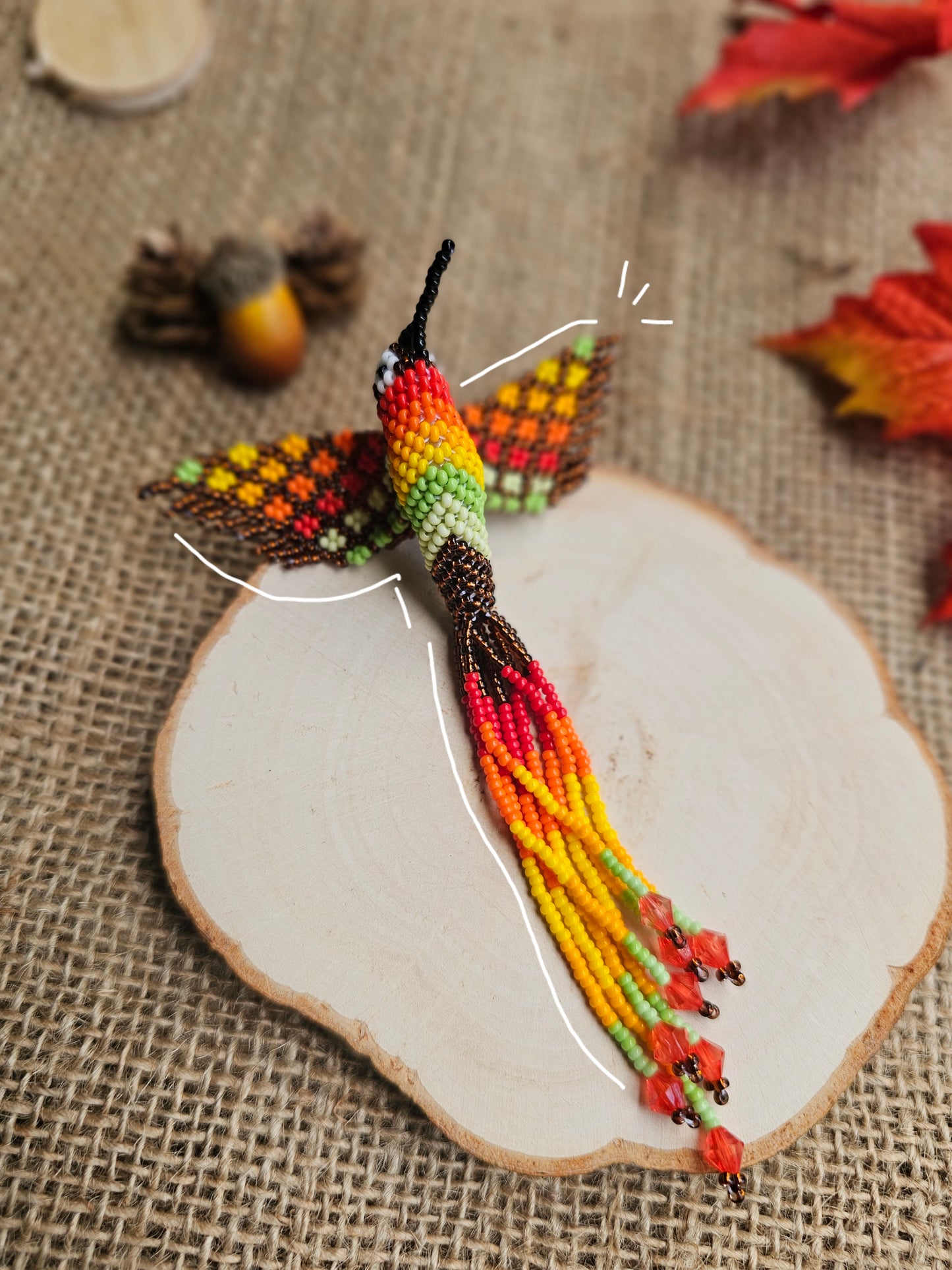 ✨🍁NEW COLLECTION🍁✨💫Little Humming Bird ✨ 3D Beading
