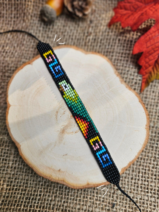 🍁✨🦜Multicolor Macaw Bracelet 🦜✨ - Awaska