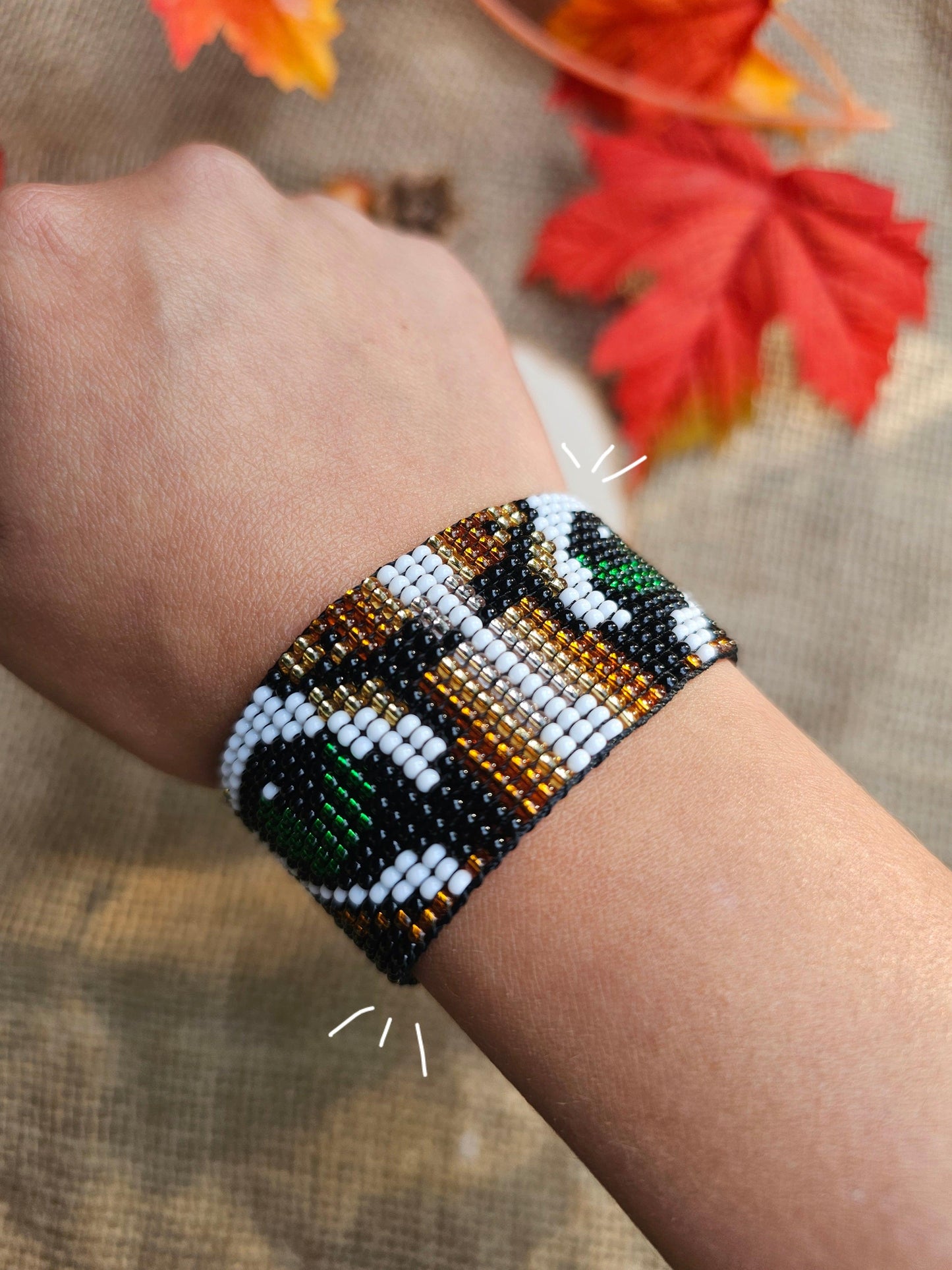 🍁🐆✨Autumn Jaguar Bracelet🐆✨ - Awaska