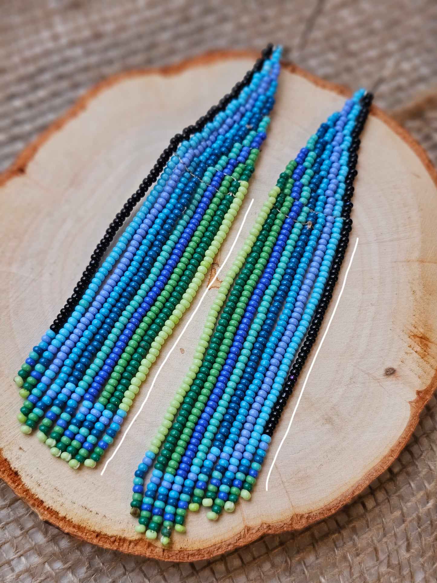 💠✨WINTER SPRING BEADED EARRINGS ✨💙 - Awaska