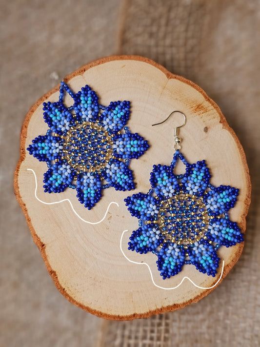 💠✨WINTER SPRING BEADED EARRINGS ✨💙 - Awaska