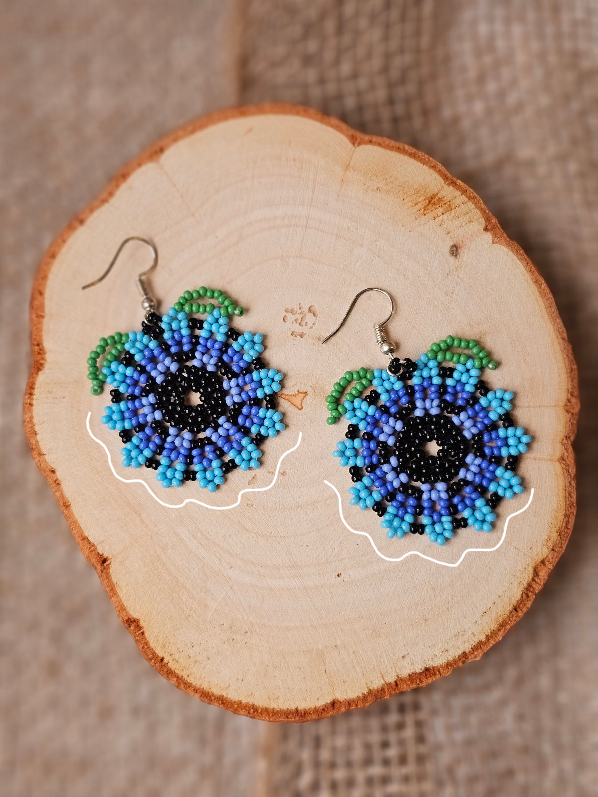 💠✨WINTER SPRING BEADED EARRINGS ✨💙 - Awaska