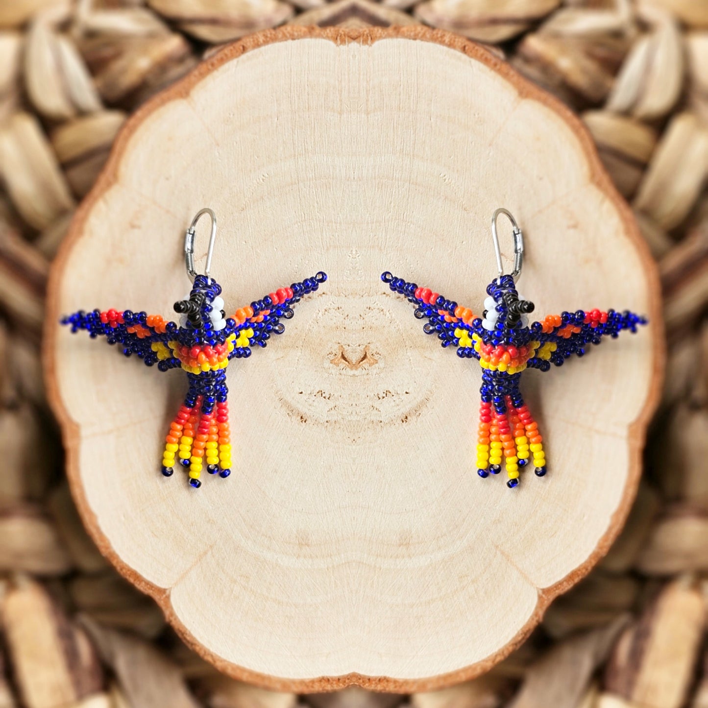 Little hummingbirds ✨ 3D Beaded Earrings ✨