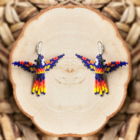 Little hummingbirds ✨ 3D Beaded Earrings ✨