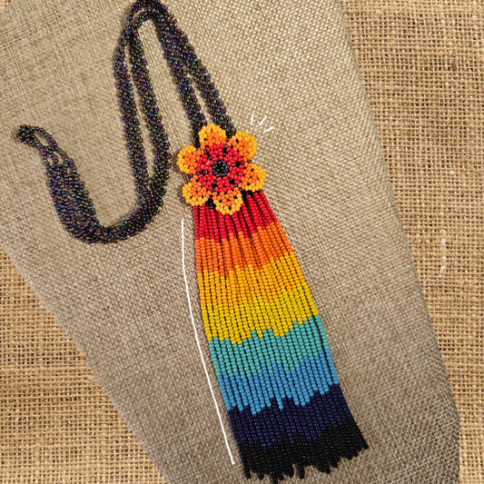 🌈🌸Rainbow Flower Necklace🌈🌸 - Awaska
