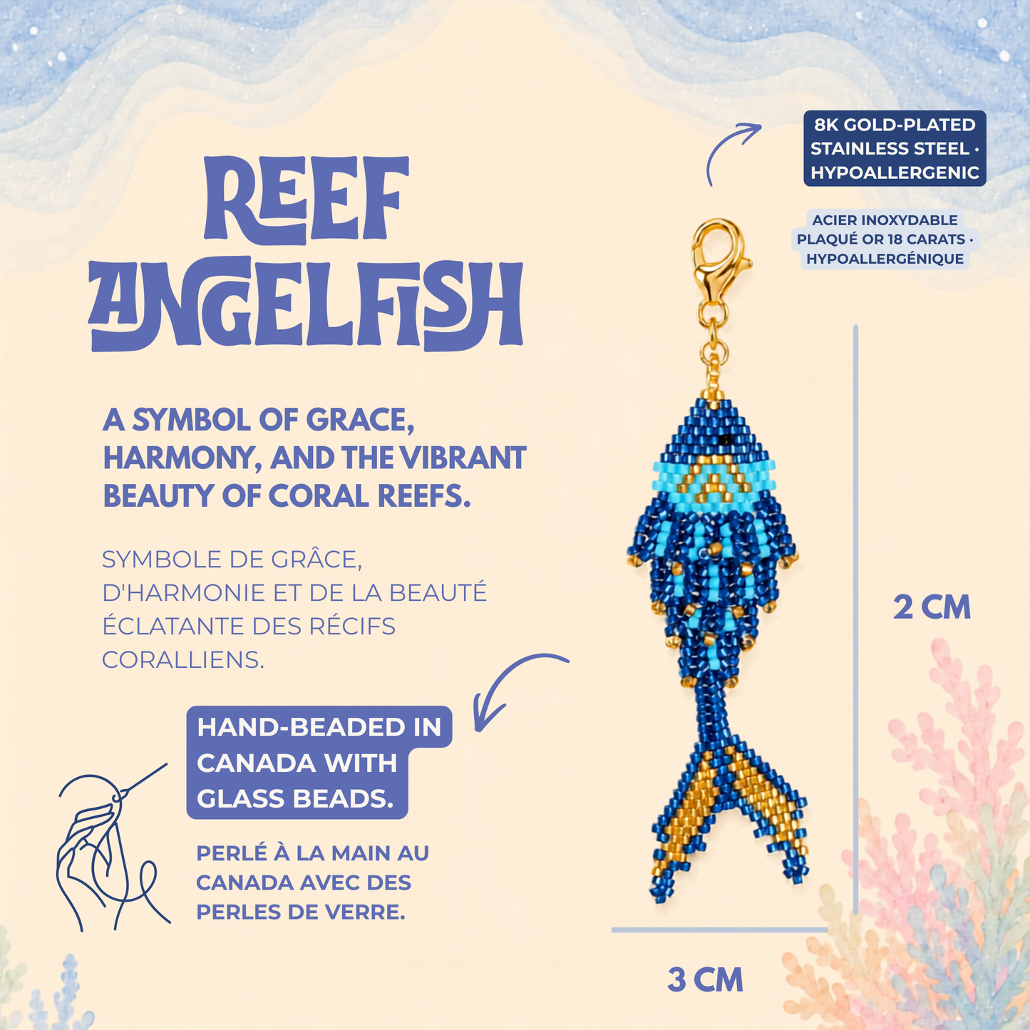🐟 Reef Angelfish Charm