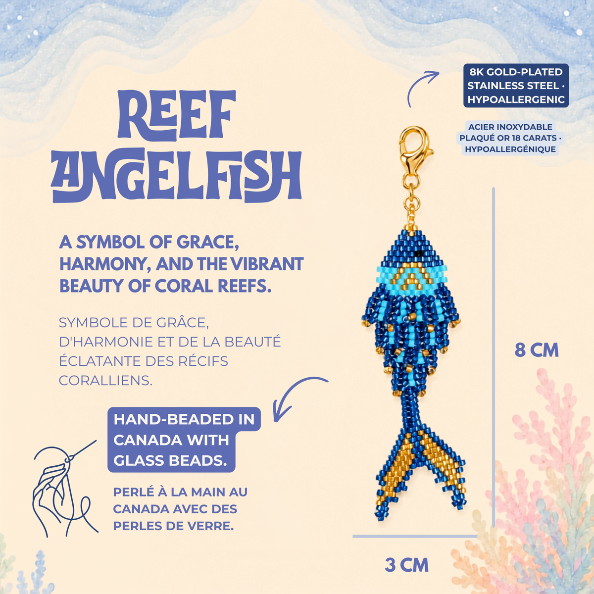 🐟 Reef Angelfish Charm