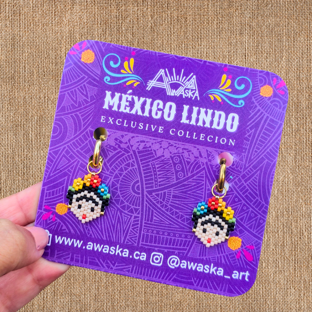💜 NEW✨ Beaded Frida Earrings ✨