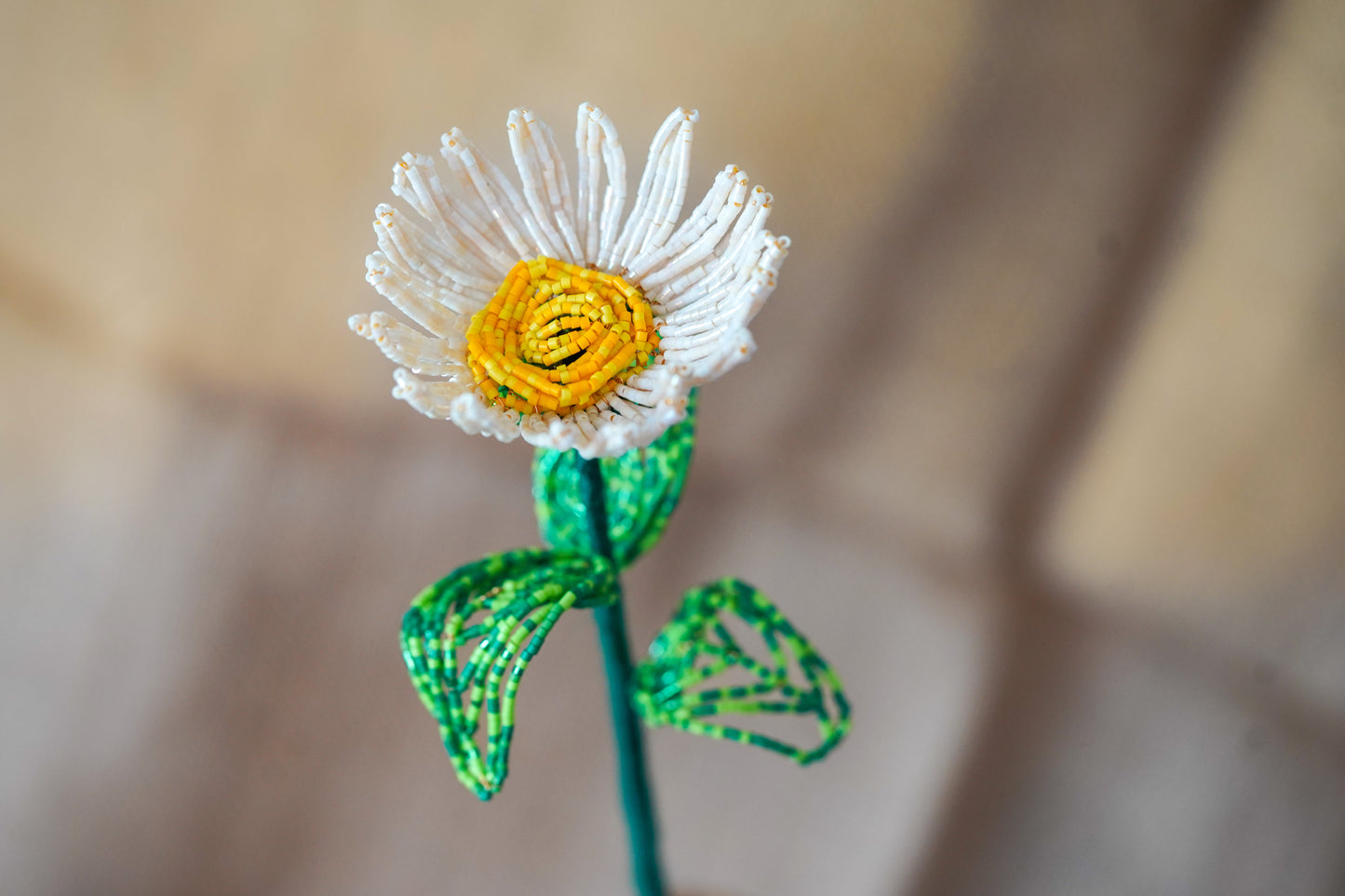 NEW ✨ LA FLEURISTERIE 🤍 DAISY 🌸 3D Beaded Flower for Vase