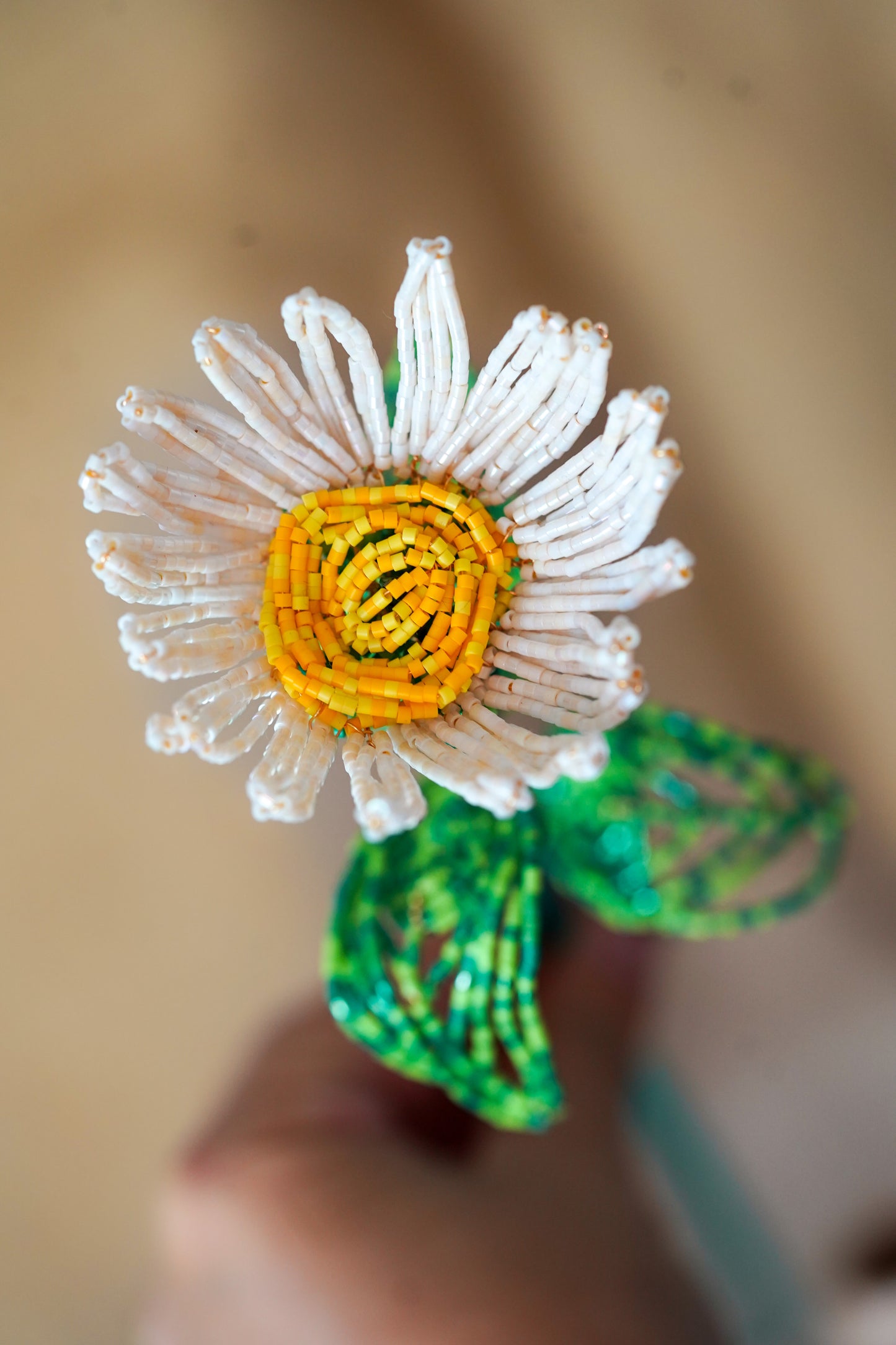 NEW ✨ LA FLEURISTERIE 🤍 DAISY 🌸 3D Beaded Flower for Vase