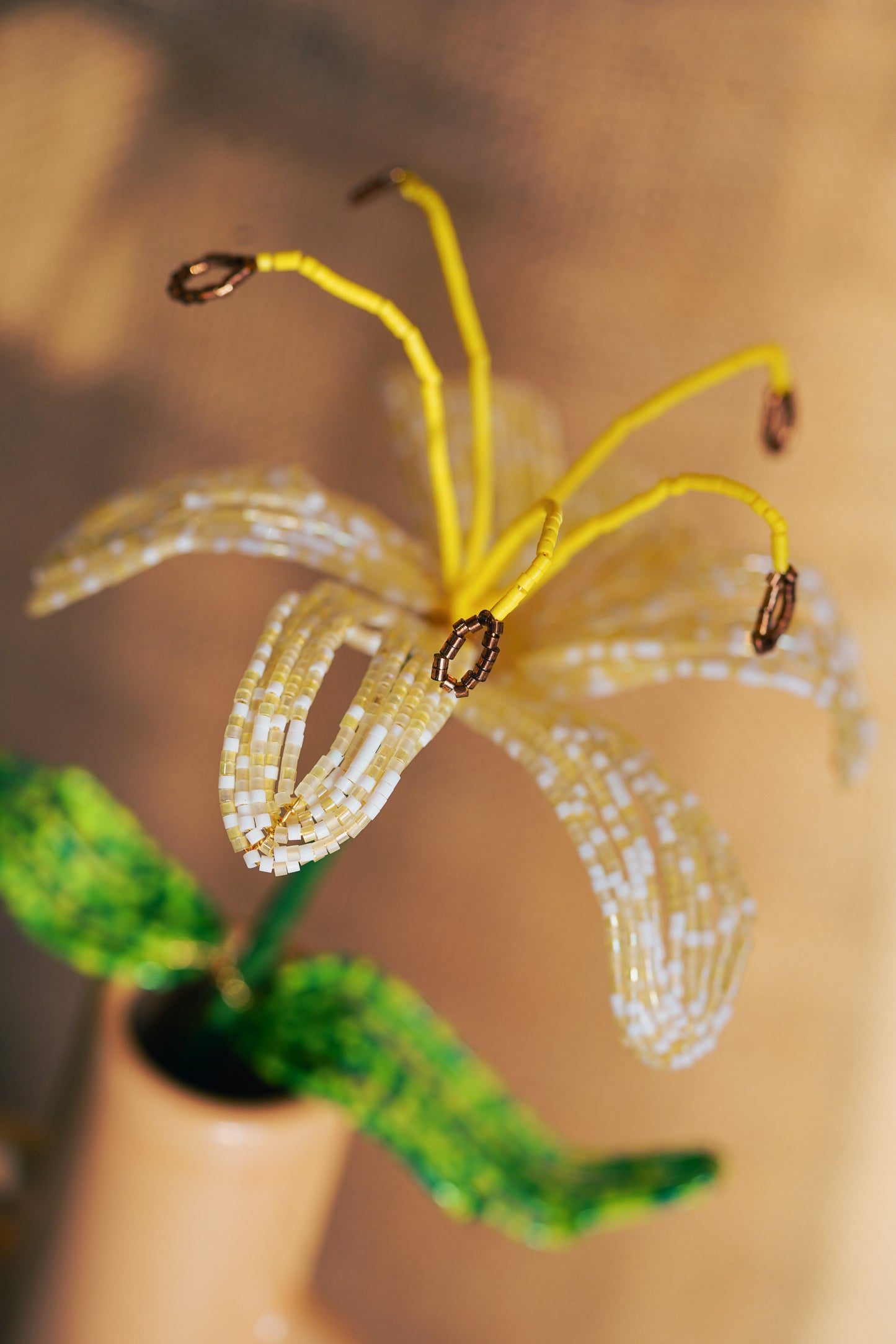 NEW ✨ LA FLEURISTERIE 🤍 LILY 🌸 3D Beaded Flower for Vase