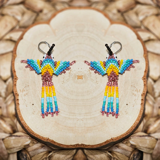 ✨Little hummingbirds ✨ 3D Beaded Earrings