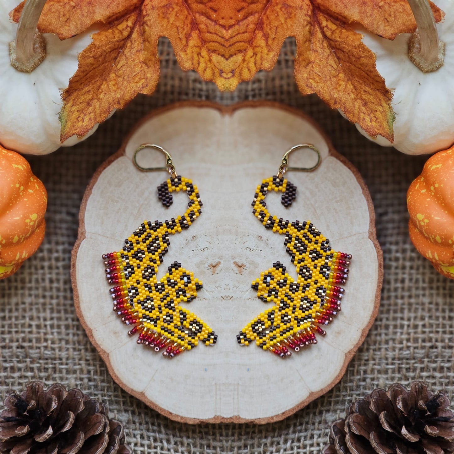 ✨🍁NEW🍁✨ Dancing Jaguar Earrings