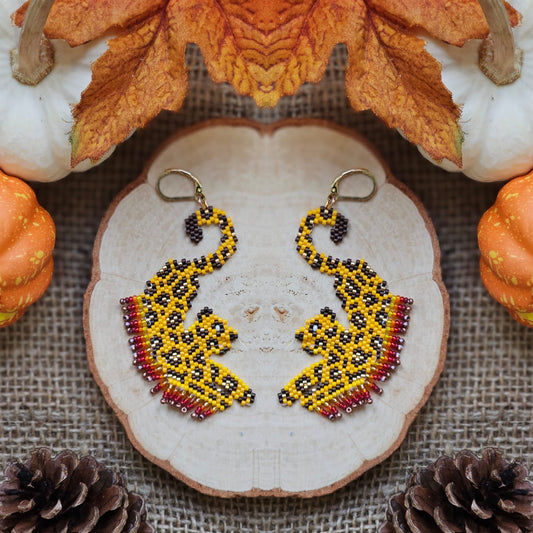 ✨🍁NEW🍁✨ Dancing Jaguar Earrings