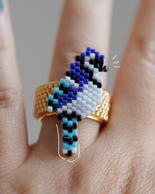 ✨NEW✨ Winter Birds Rings 💙 BlueJay