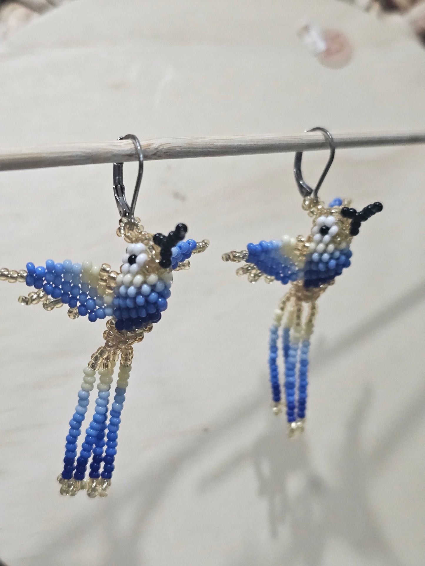 ✨Little hummingbirds ✨ 3D Beaded Earrings