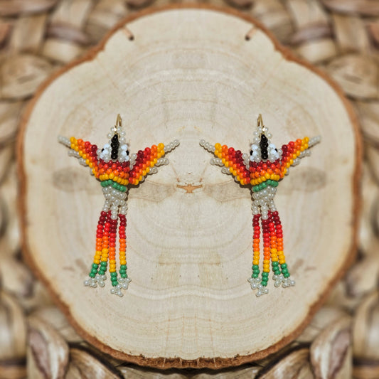 ✨Little hummingbirds✨ 3D Beaded Earrings