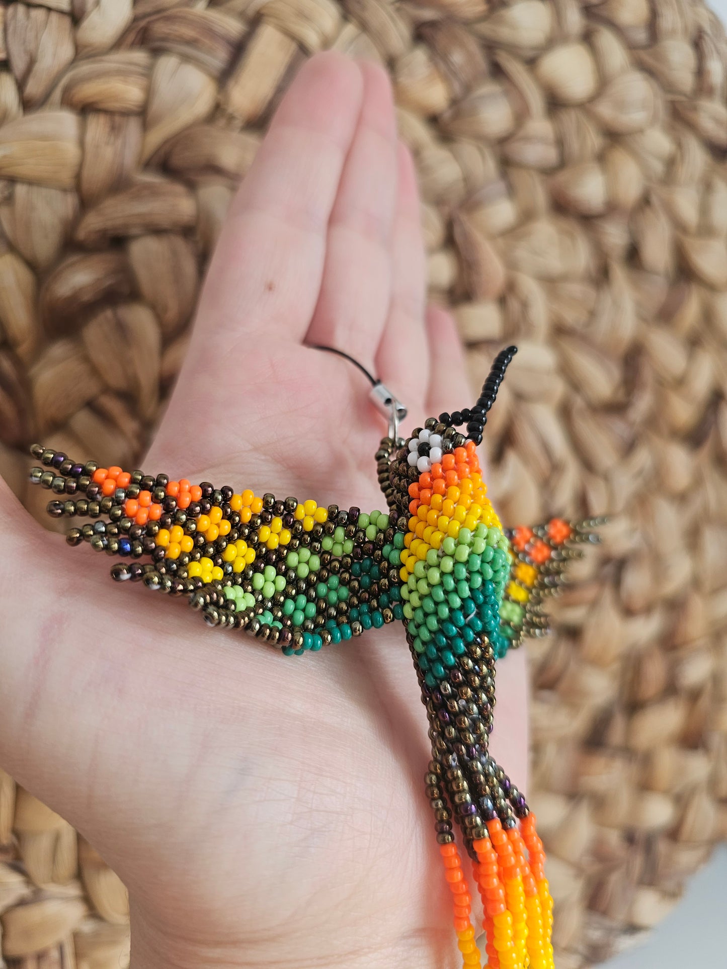 🤍 Little hummingbird ✨ 3D Beading