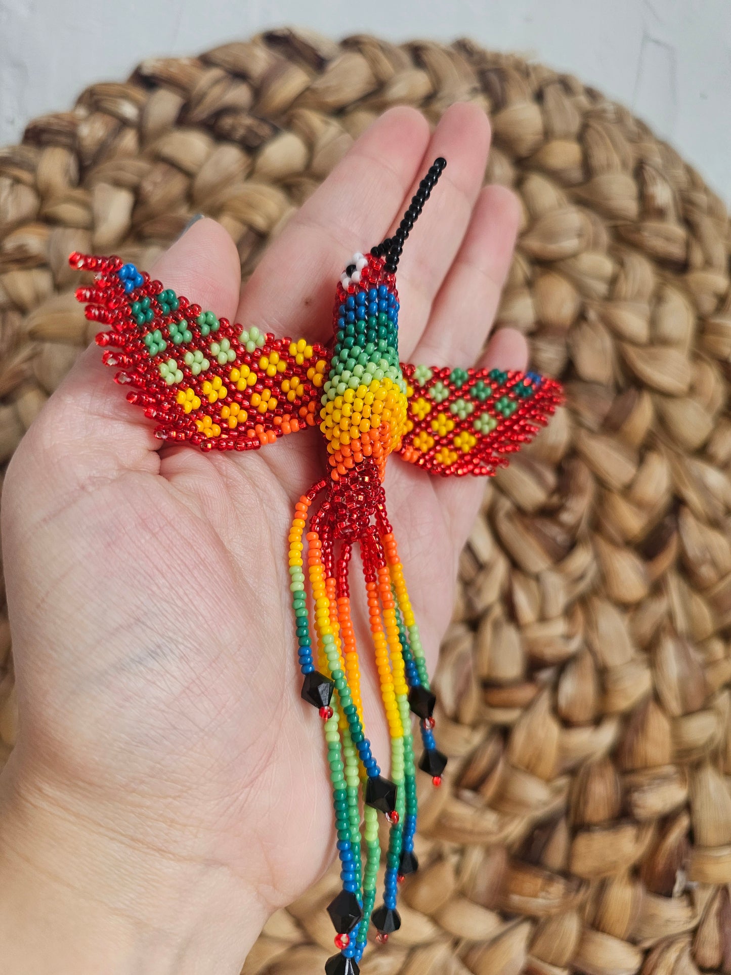 🤍 Little hummingbird ✨ 3D Beading