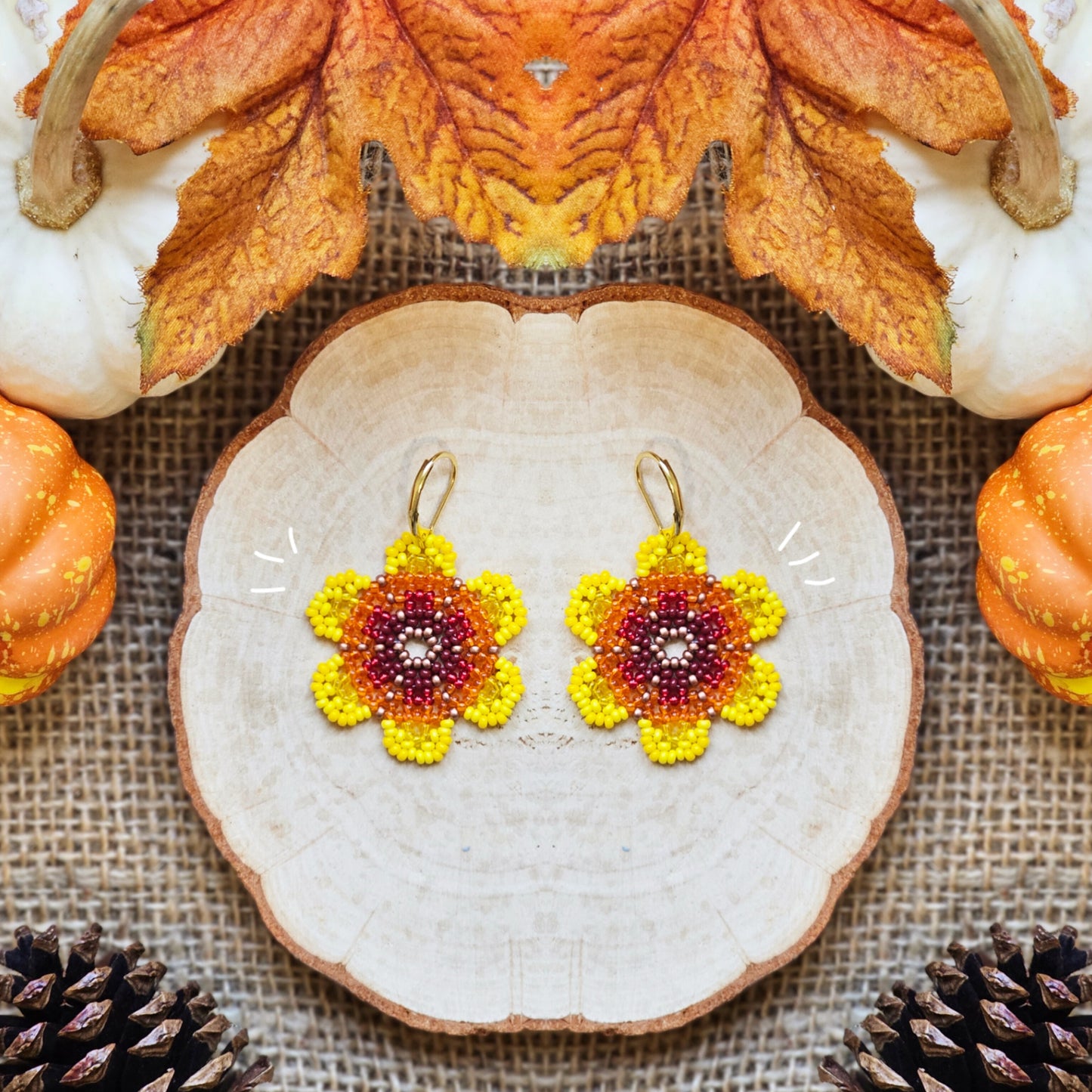 ✨🍁NEW🍁✨ Autumn bloom earrings