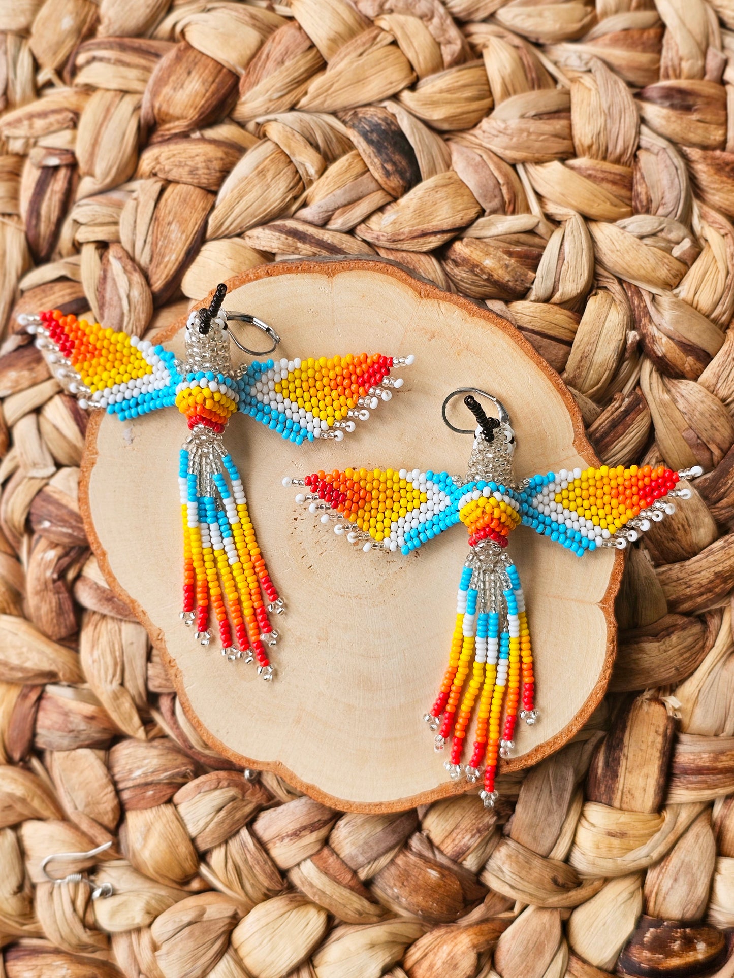 Little hummingbirds ✨ 3D Beaded Earrings ✨