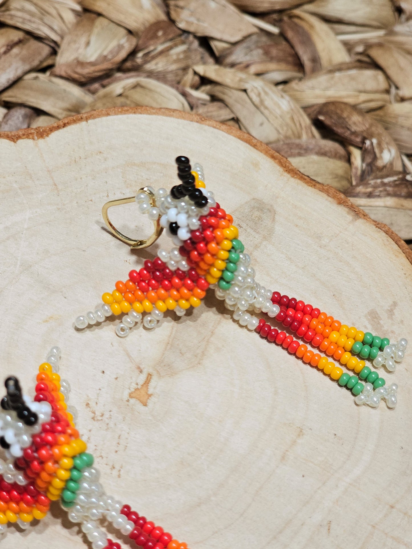 ✨Little hummingbirds✨ 3D Beaded Earrings