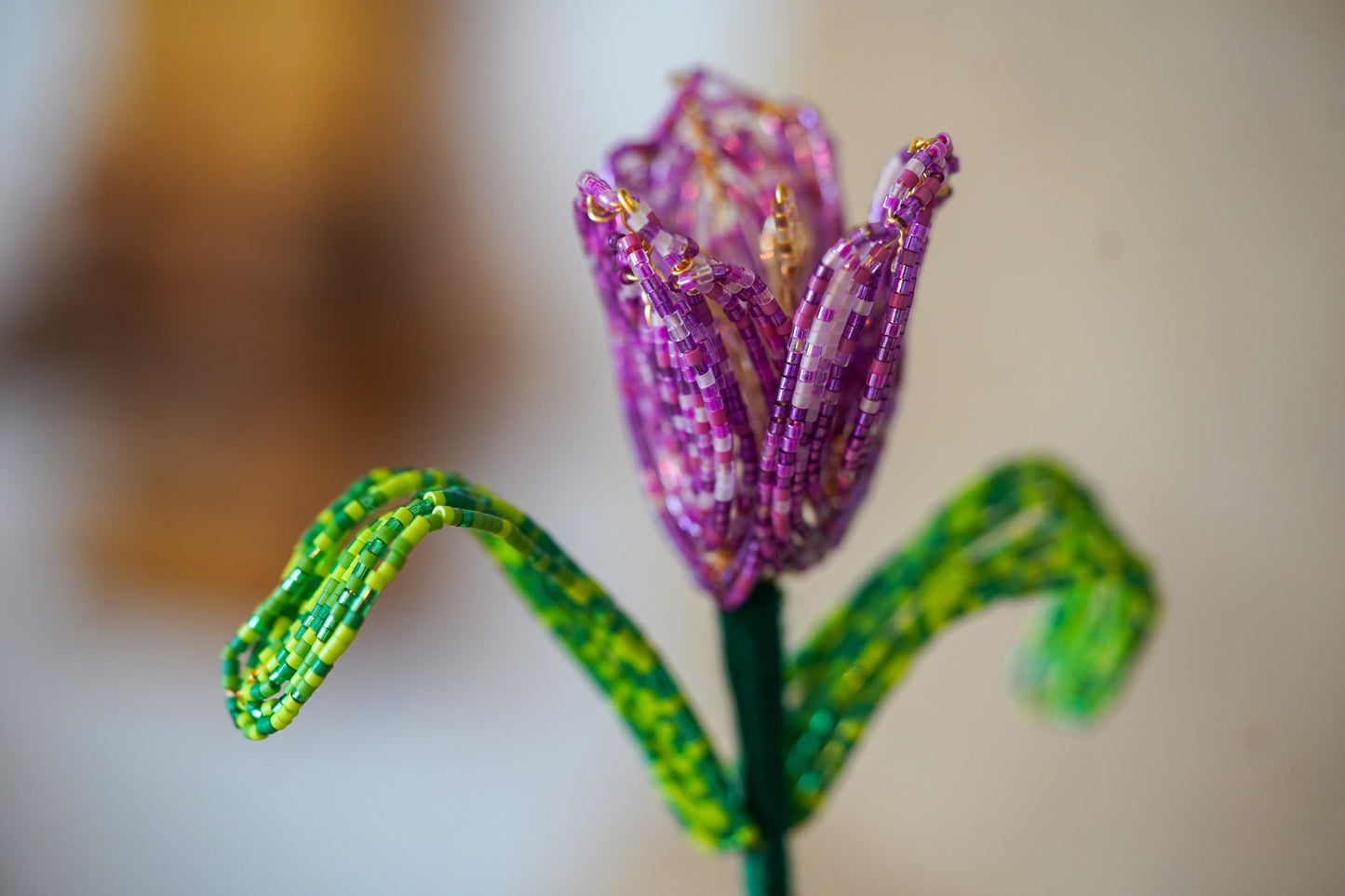 NEW ✨ LA FLEURISTERIE 🤍 TULIP 🌸 3D Beaded Flower for Vase