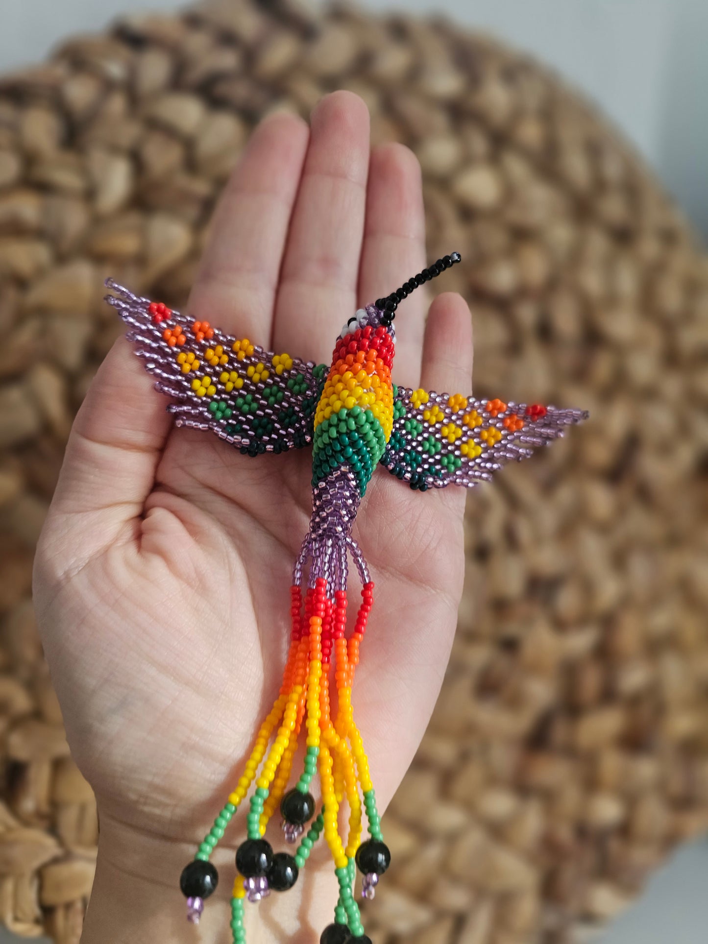 🤍 Little hummingbird ✨ 3D Beading