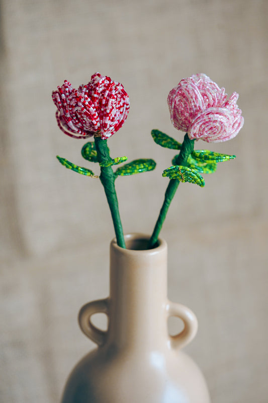 NEW ✨ LA FLEURISTERIE 🤍 ROSE 🌸 3D Beaded Flower for Vase