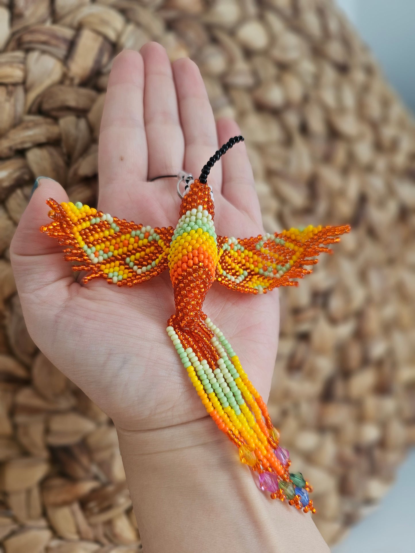 🤍 Little hummingbird ✨ 3D Beading