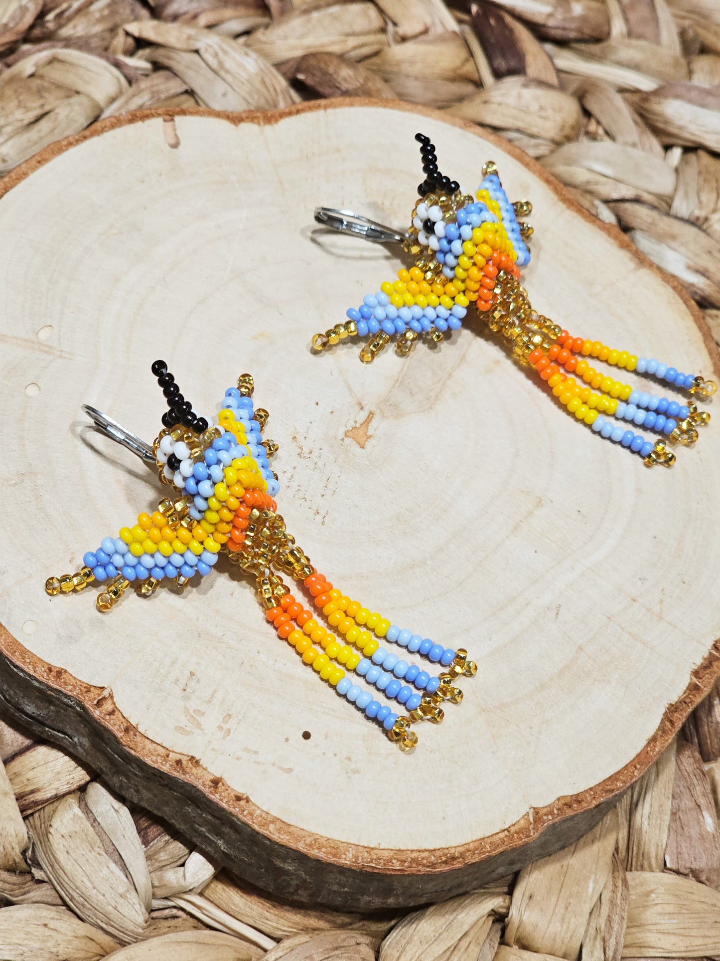 ✨Little hummingbirds ✨ 3D Beaded Earrings