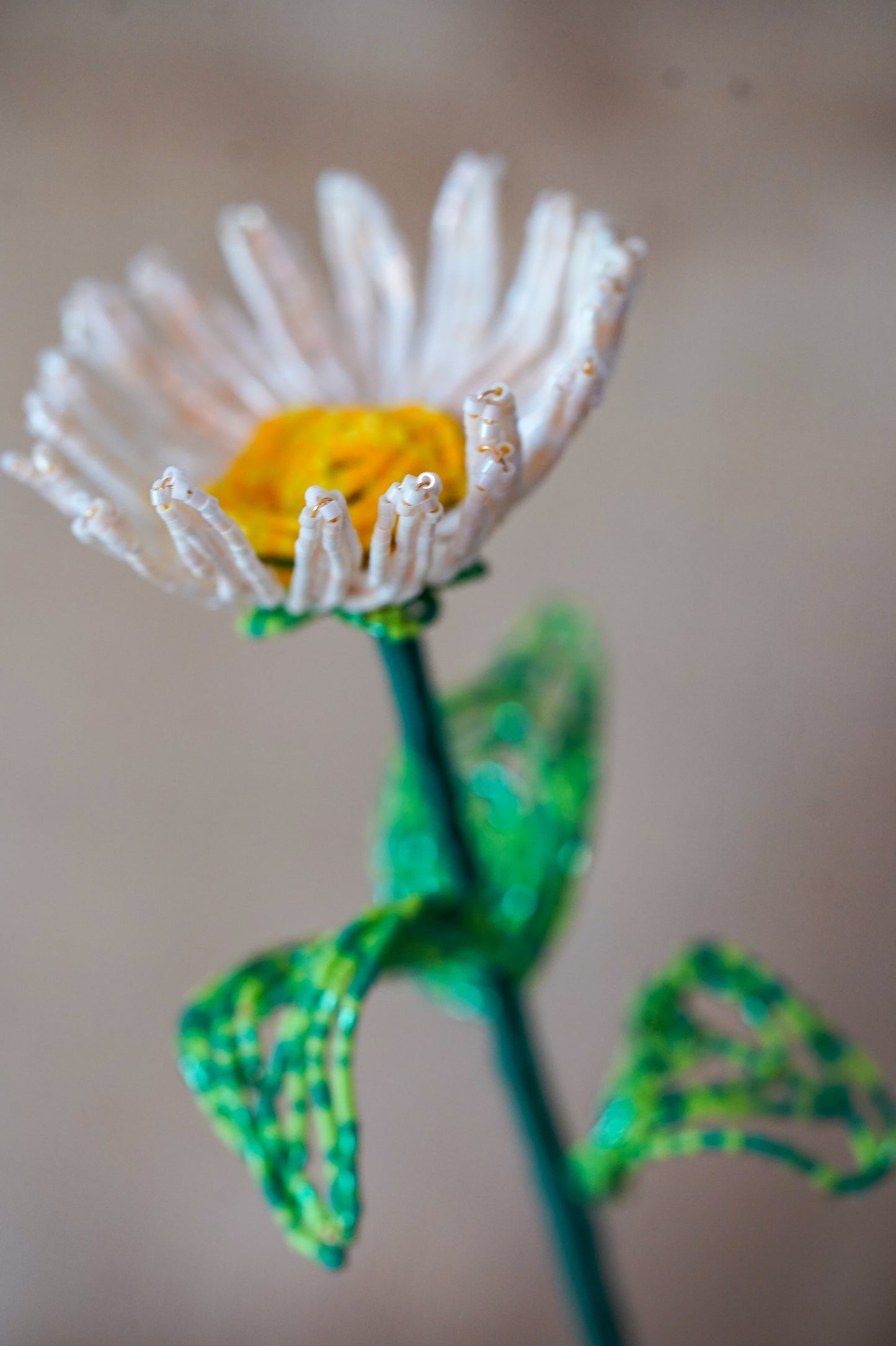 NEW ✨ LA FLEURISTERIE 🤍 DAISY 🌸 3D Beaded Flower for Vase