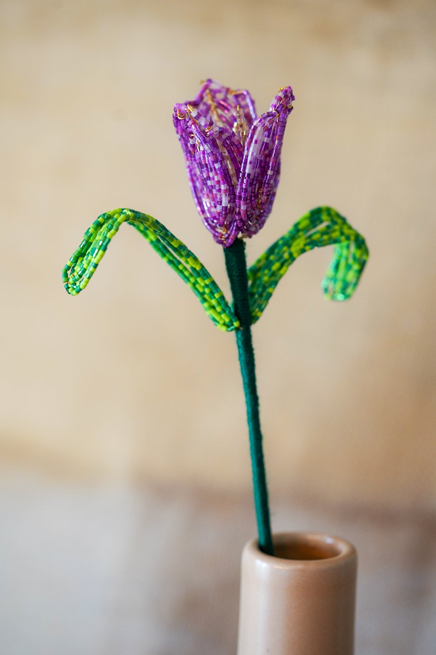 NEW ✨ LA FLEURISTERIE 🤍 TULIP 🌸 3D Beaded Flower for Vase